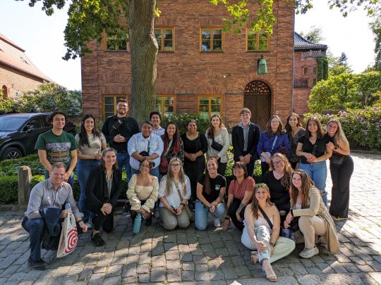 Group of SSU students in Sweden