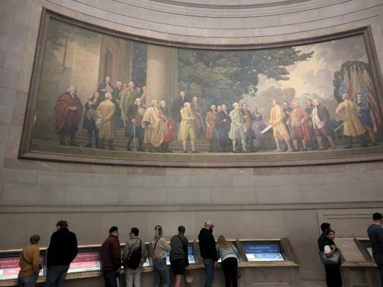 SSU students at museum in Washington D.C.