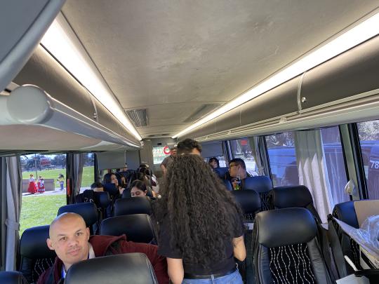 To make the summer dual enrollment program possible, Redwood Coast K16 Collaborative partners hired vans in each participating school district to transport students. 